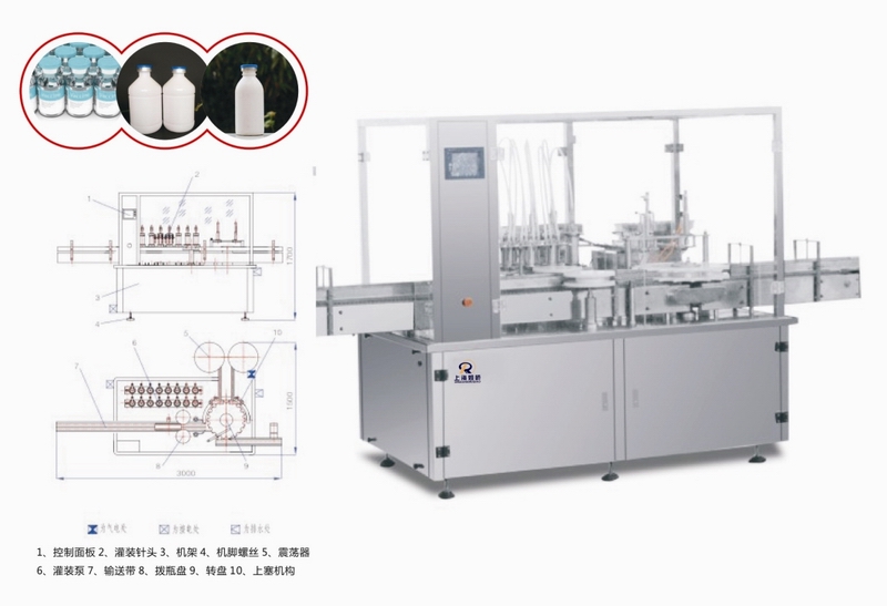 双轨灌装加塞机